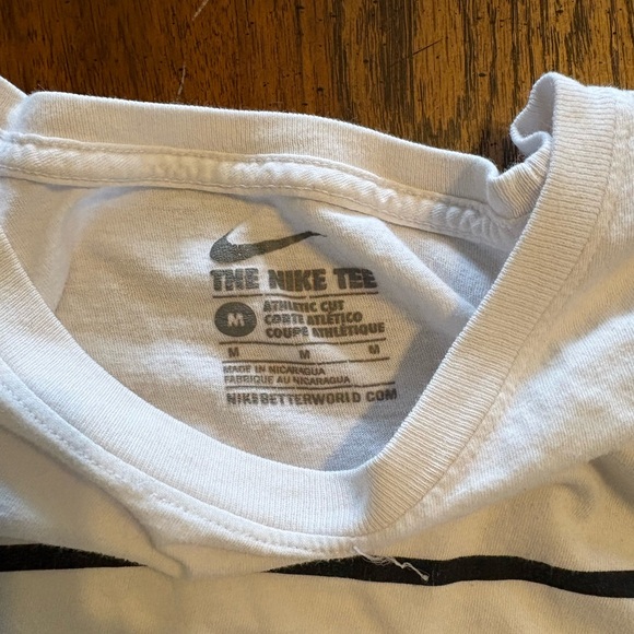 Nike White Tee with Black Graphic - Picture 3 of 3